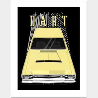 Dodge Dart 1968 - yellow Posters and Art